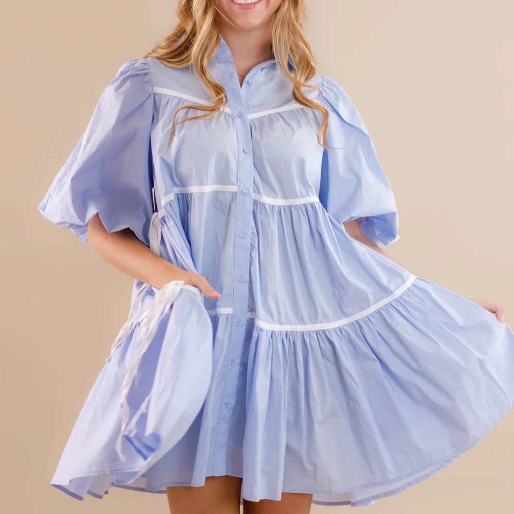 Sofia the Label Blue Mini Dress